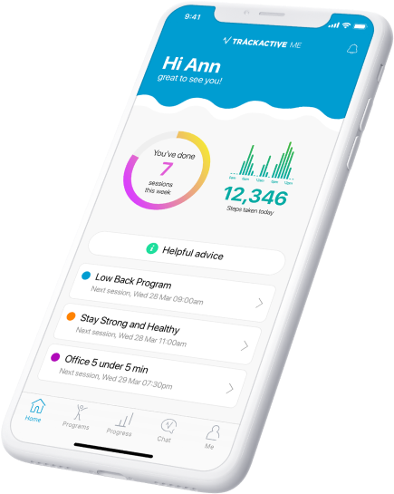 TrackActive Me app